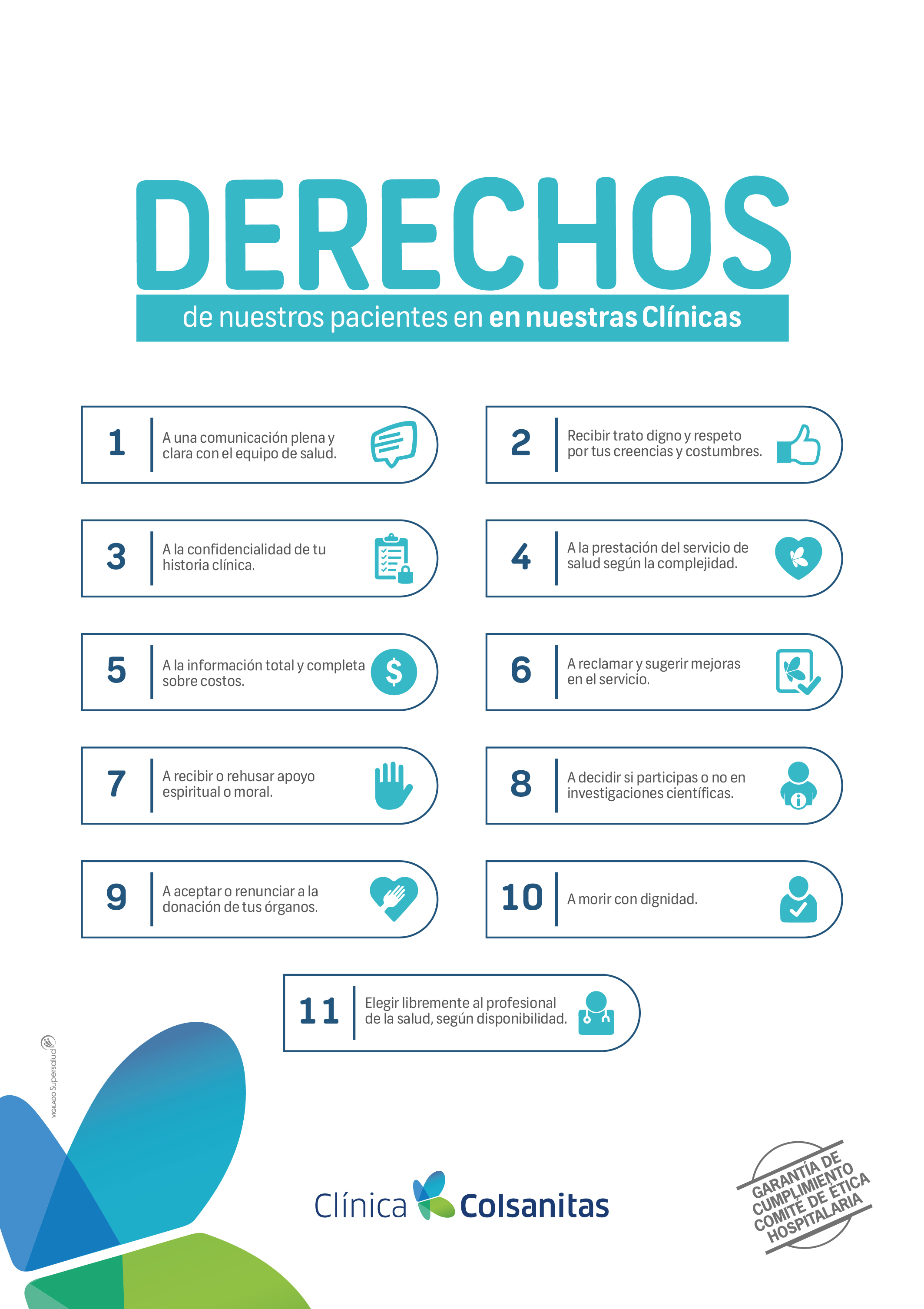 Derechos Clínica Colsanitas
